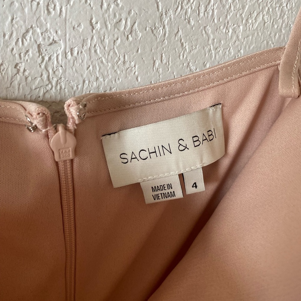 Sachin + Babi Pink Satin Dress - Picture 6 of 11